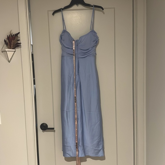 Houseofcb Teia Sky Draped Corset Midi Dress - Picture 4 of 5